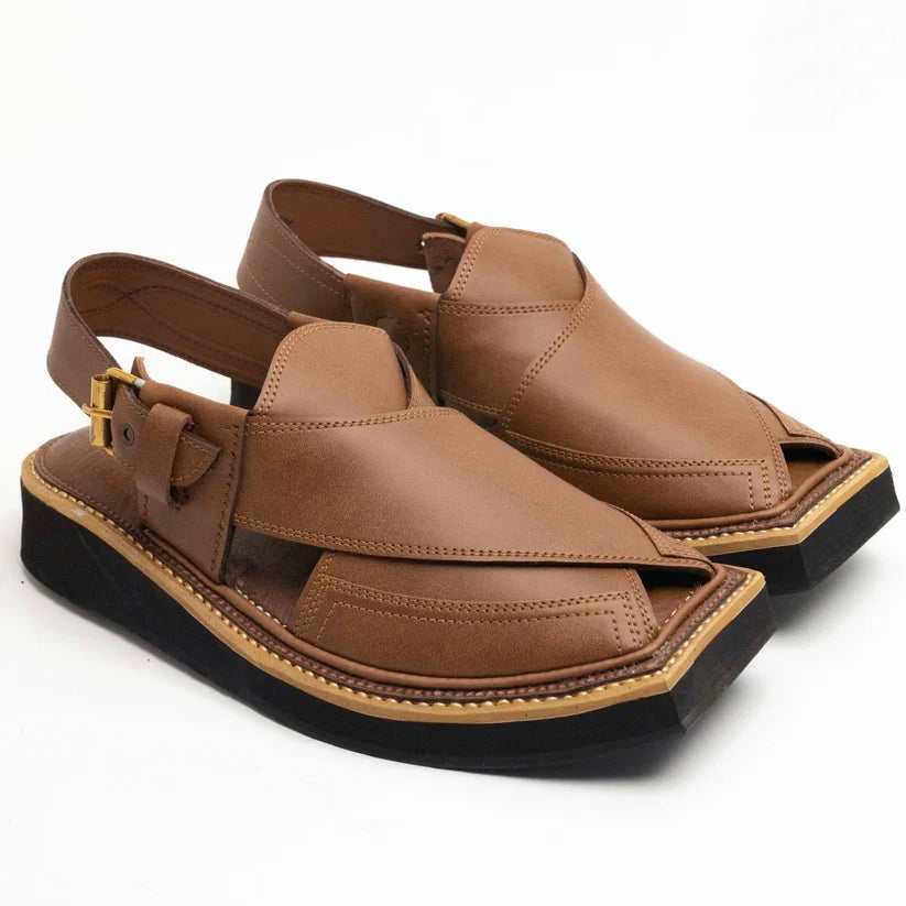 WALNUT BROWN Kaptaan Chappal(KN-109)