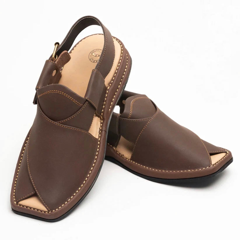 SMOKEY BROWN ZALMI Chappal (XLS)