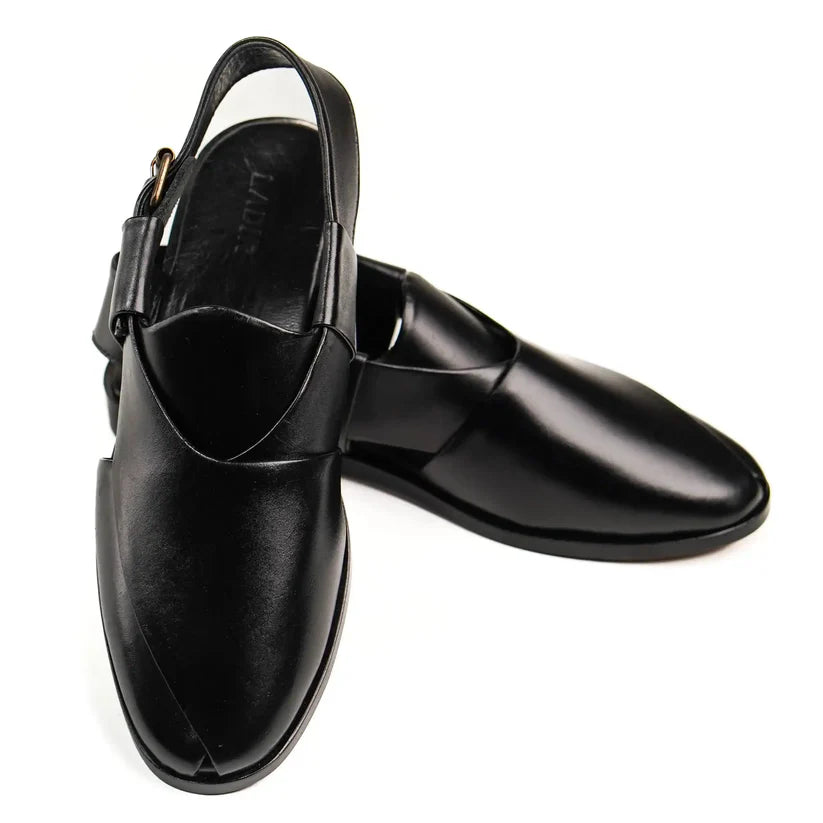 NOVA BLACK Peshawari chappal